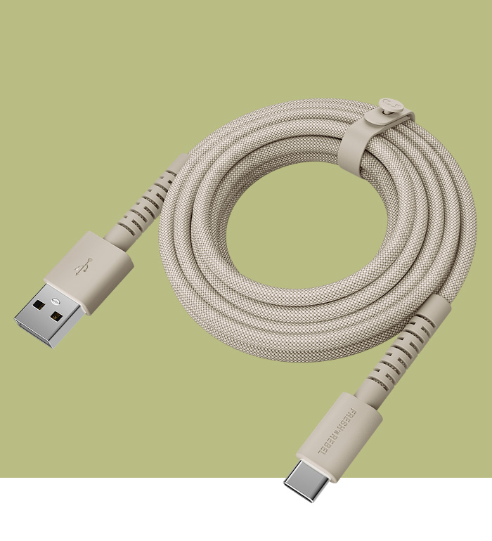 FlexWave USB-A to USB-C cable 200cm - Tangle Free